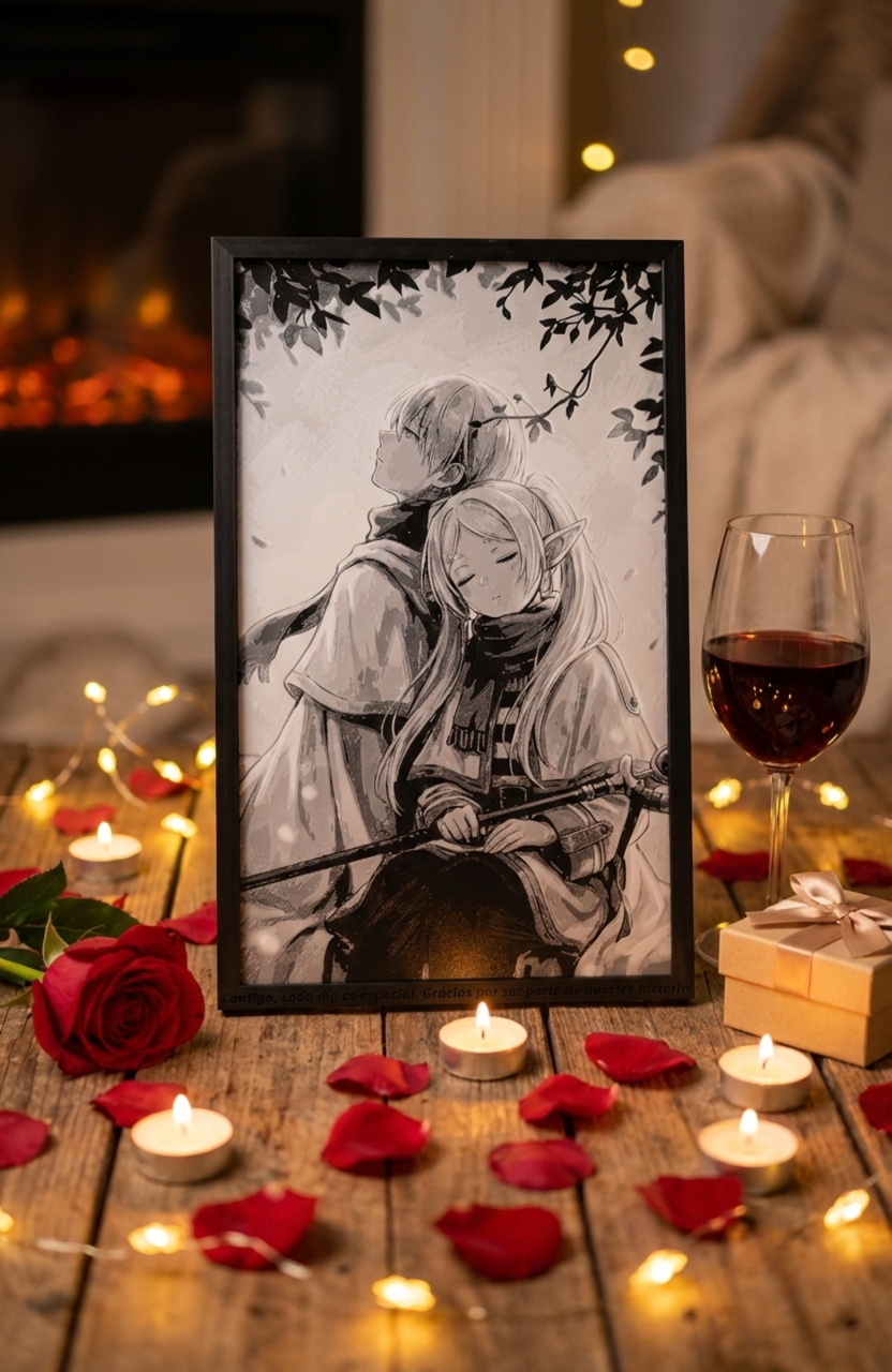 Cuadro Frieren 3D (15x25 cm)