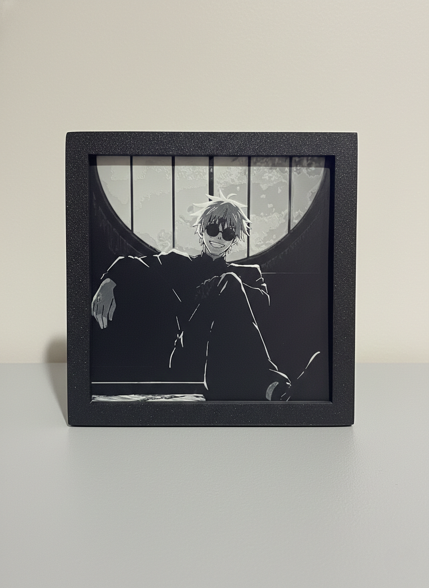 Cuadro Gojo 3D (25x25 cm)