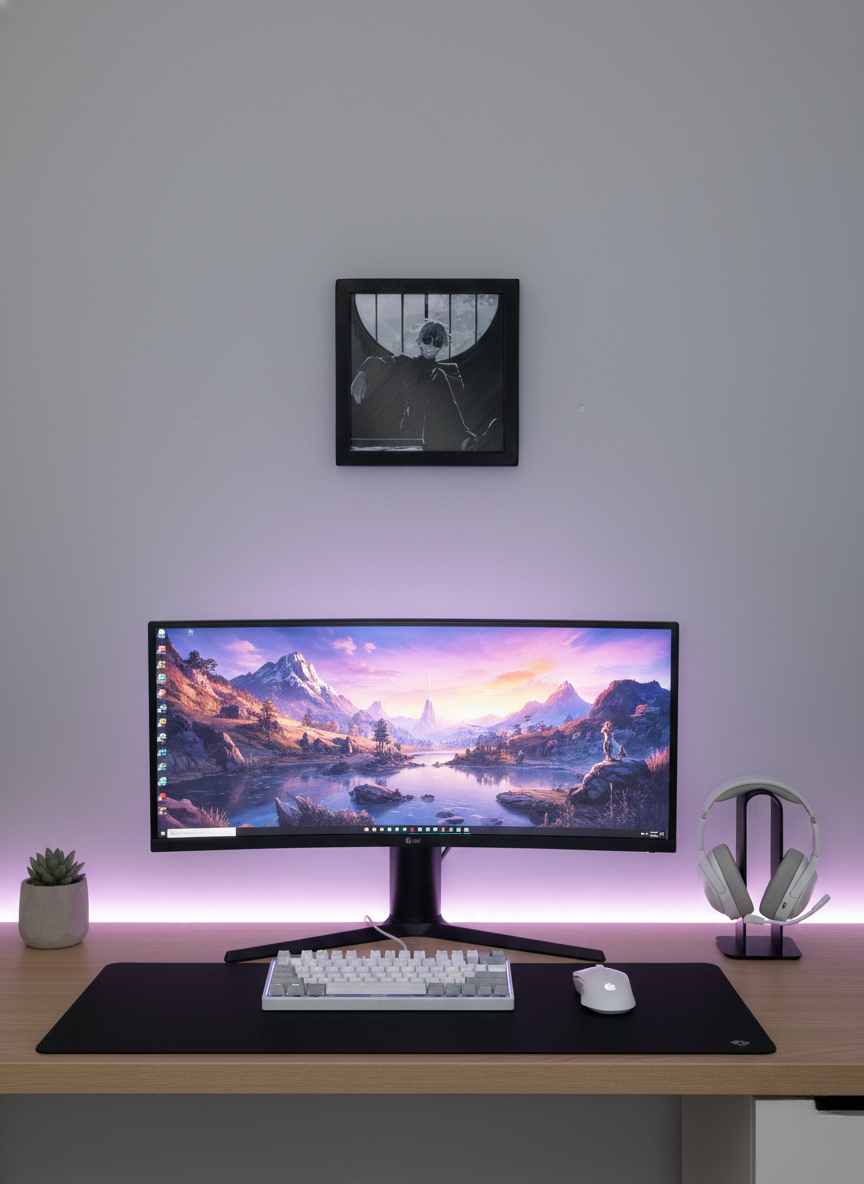 Cuadro Gojo 3D (25x25 cm)