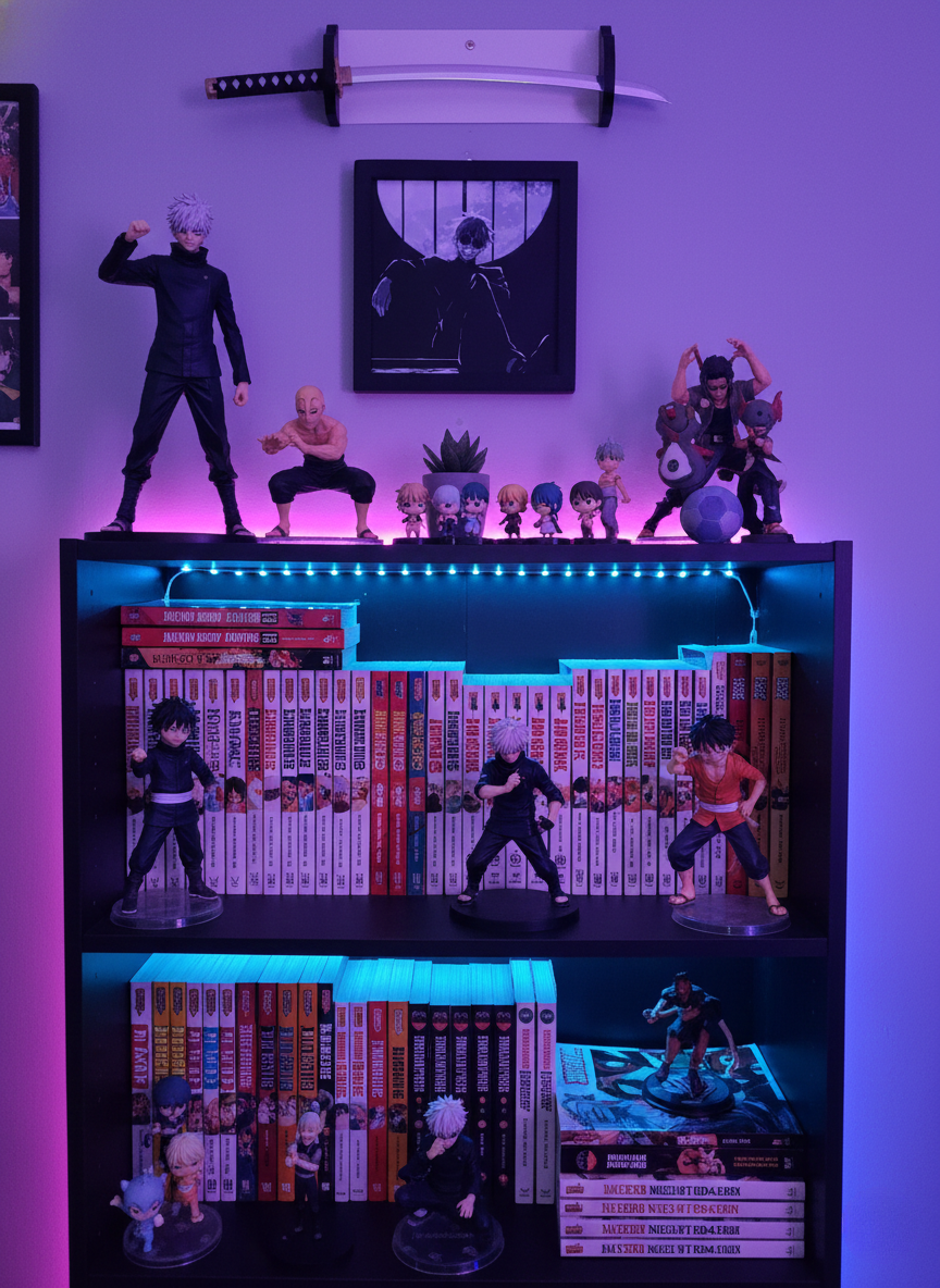 Cuadro Gojo 3D (25x25 cm)